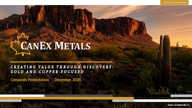 CANEX Metals Corporate Presentation December 2025