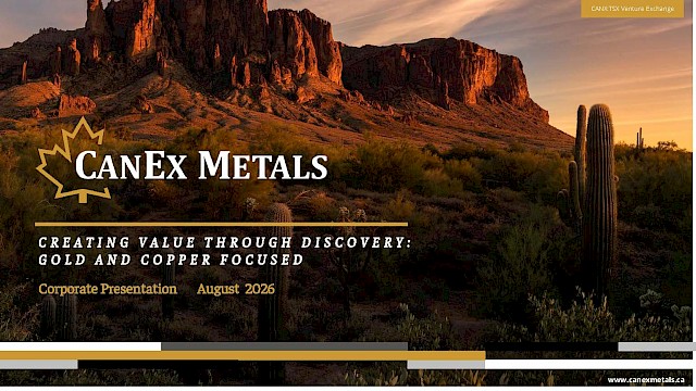 CANEX Metals Corporate Presentation August 2026