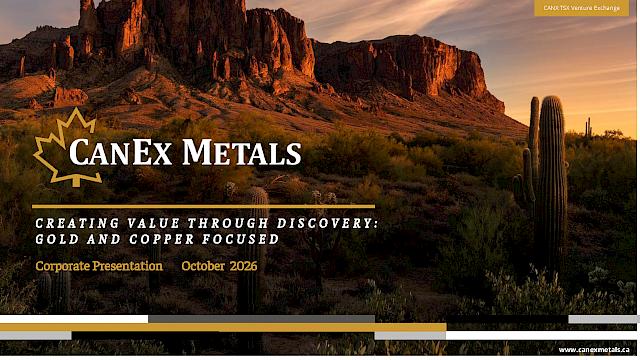 CANEX Metals Corporate Presentation October 2026